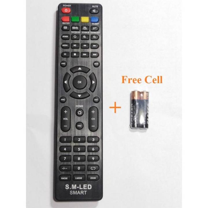 Samsung LCD/LED TV Remote For Smart 3D+Free Cell
