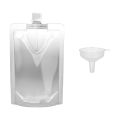 Liquid Spout Bags Craftmanship Refillable Empty Squeeze Pouch. 