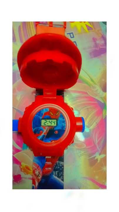 Spiderman%20Watch%20Digital%2024%20Images%20Automatic%20Projector%20Toy%20Watch%20for%20Kids%20School%20Boys%20&%20Girls%20Spider%20Man%20Disney%20Character%20Digital%20Wrist%20Watch%20for%20Children%20-%20Image%204