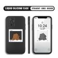 BILI for Redmi Note10 Pro / Note10 Pro Max Back Cover Bear In Photo Frame Multicolor Liquid Silicone Phone Case Soft Square Lens Protection Phone Cases. 