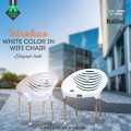 Pure Material Chair | Wifi Chair | Premium Quality Chair | New design | Beautiful color | Steel legs | Italian sofa. 