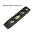 Mini Magnetic 3 Bubble Level Gradienter Horizontal Spirit Level 45 Degree Vertical Horizontal Ruler Measuring Ruler. 