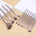 ZOREYA 12pcs Makeup Brushes Professional Powder Foundation Blush Eyeshadow Make Up Brush Set Natural Hair brochas maquillaje. 