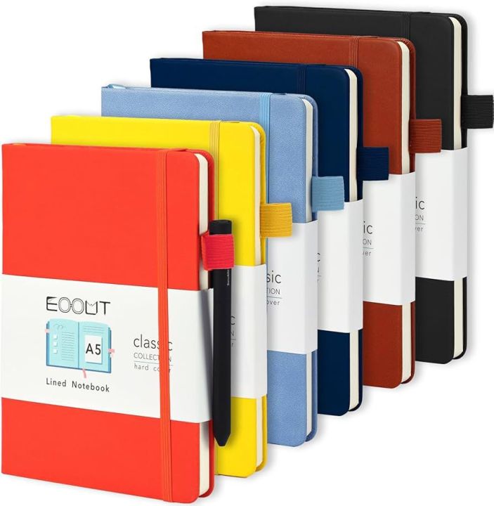 "A5 Dotted Notebook | with 100 GSM PU Leather Cover | Great for Writing, Planning, and School or Office Needs"