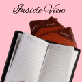 1 Pc Leather Diary , Light Brown High Quality Mini Pocket Size Notebook Diary,  Mini Business Notebook, Classic Style with fine Quality Pages, Light Brown Color Random Soft Cover PU Leather Notebook Writing Journal 84 Page Lined Diary Book. 