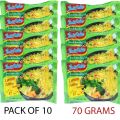 Indomie Lemon Tarka Flavor Instant Noodles, 70g, Pack of 10 Noodles. 