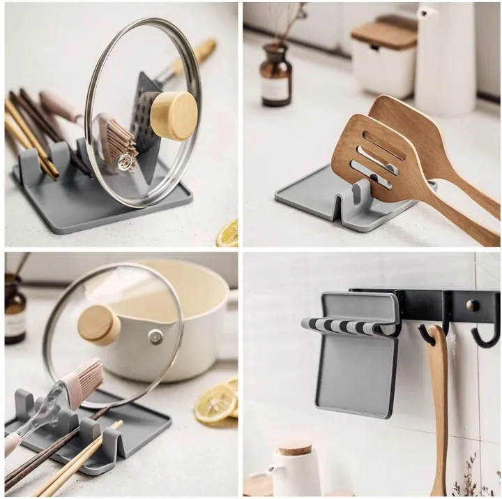 Kitchen%20Spoon%20Holders%20Fork%20Spatula%20Rack%20Shelf%20Tong%20Hooks%20Organizer%20Plastic%20Spoon%20Rest%20Mat%20With%20Drip%20Pad%20Chopsticks%20Holder%20Non%20Slip%20Spoons%20Pad%20Kitchen%20Utensil%20Silicone%20Utensil%20Heat%20Resistant%20Kitchen%20Gadgets%20And%20Cooking%20Tools%20-%20Image%209