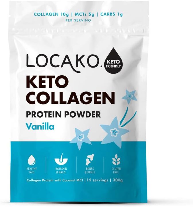 Locako Keto Collagen Vanilla Protein Powder 300gm