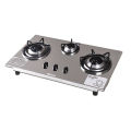 APOLO Manual Stove / Hob - Model 210 - 3 Burner - 100% Pure Stainless Steel Top - Rust Proof - 14 Days Return Warranty. 
