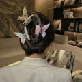 Butterfly Hair Clips Grabbers Hair Barrettes Women Girls Accessories Pins Grasping Acetate Clips Headwear Crab Fo. 