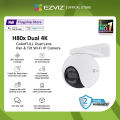 Ezviz by Hikvision H80X 8MP+2MP Smart Dual Lens Wireless Wi-Fi IP Camera Outdoor Pan/Tilt 4K CCTV Security Camera | Human/Vehicle Shape Detection | ColorFULL Night Vision under Ultra-Low Light | Weatherproof | Two-Way Talk | Supports Up to 512 GB Storage. 