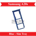 Samsung A20s SIM Tray Sim Jacket Sim Slot Sim Door - Blue. 