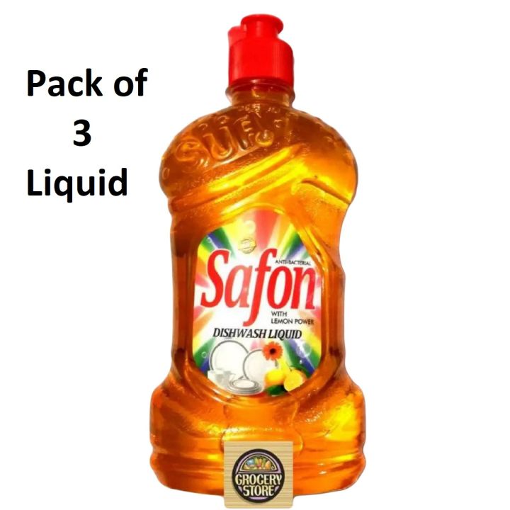Safon%20Dishwash%20Liquid%20With%20Lemon%20Power%20Gel%20500Ml%20-%20Image%203