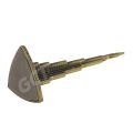 Dubai Burj Khalifa Souvenir Gold Metal Statue Sculpture (12cm) Collectible Monument Decorative Showpiece for Car Dashboard | Office Workstation Desk | Home Décor Tabletop. 