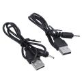 USB Cable 2.0 mm DC Charger for Nokia 6280 E65 N73 N80 N95 50cm 2pc. 
