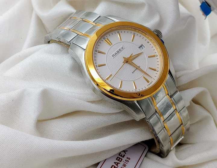 RABEX ORIGINAL WATCH  SAPHIRE GLASS ALL STAINLESS STEEL BUTTER FLY LOCK WATER PROOF  WITH NORMAL BOX