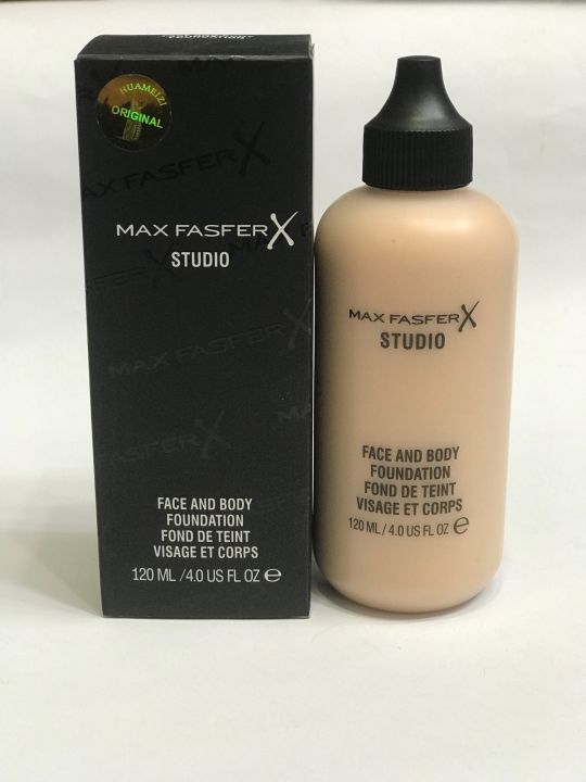 Max FasferX studio Face and Body Foundation