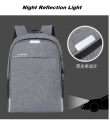 SHEMOSHI Anti-Theft Laptop Backpack with USB Charging Port  16.5" Inch Laptop Waterproof College Bag for Men & Women  Business Travel Bag with Combination Lock & Charging Cable. 