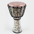 Arabic Culture Drum Djembe Drum Hand Drum | 19 x 12 Inch | with Colorful Art Patterns Percussion Musical Instrument |. 
