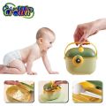 Baby Milk Powder Container with Spoon Double Sealing Formula Milk Storage Box Milk Powder Box Snacks Eye Container. 