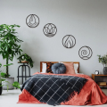 Elite Elegance Medium Size Four Elements Metal Wall Decor, Metal Wall Art, Home Decor, Interior Decoration, Four Elements Symbol, Earth Water Wind Fire, Metal Wall Hanging, Metal Wall Decor For Bedroom, Metal Wall Decoration. 