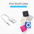 Suitable for Ipod SHUFFLE Data Cable USB Mp3 Charg 3, 4, 5, 6 7Th Generation Charger Wire. 