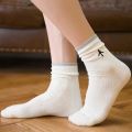 Funny Airplane Embroidery Men Crew Socks for Flight Attendants Pilot Gift Stewardess Plane Dress Business Work Socks Designer. 