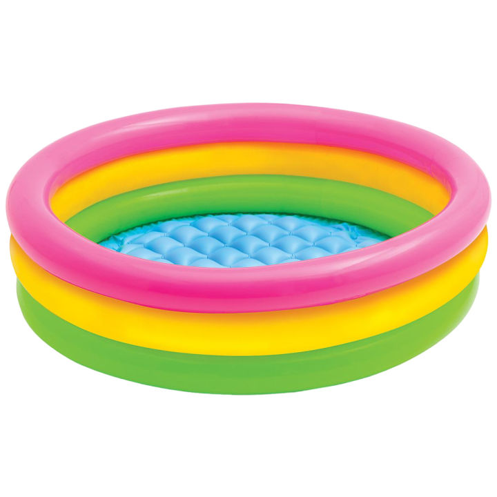 INTEX - Sunset Glow Baby Pool For Kids Inflatable Kids Bath Tub For Children