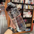 Motivational Water Bottle with Straw With Lid Sports Water Bottles 2 Liter, Unbreakable Shaker with Portable Wide Mouth,Travel Bottle, Large Capacity.... 