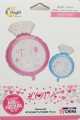 DIAMOND RING FOIL BALLOON IN PINK COLOR - WEDDING PARTY FOIL BALLOON - QABOOL HAI FOIL BALLOON. 
