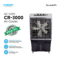 Cherry Air Cooler CR-3000 , AC-220V High Throw, Super Plus Fast Cool , 80 Liters , Auto Swing and Turbo Cooling Technology , 4 Way Movable , Ice Box Technology , 1 Year Warranty. 