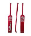 JD - Half Cane - Red Bat White Reflector - Tape Ball Bat Best Quality 740 Gm Wait. 