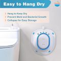 Sitz Bath for Hemorrhoids  Sitz Bath for Toilet Seat  Postpartum Care  Yoni Steam Seat for Women  Collapsible Flusher Hose Drain Holes  Wider Seating Area, Deeper Bowl. 