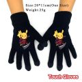 Pokémon Pikachu Winter Children's Warm Gloves Anime Cartoon Knitted Touch Screen Gloves Boys Girls Cute Printed Gloves Kids Gift. 