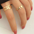 Adjustable Butterfly Heart Beautiful Couple Rings Set- Open Same Rings for Friends. 