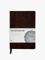 Dot Grid Journal, Bullet journal Notebook, Diary. 120 g/sm Ultra Thick Paper, 5mm Dot Grid, Premium Vegan Leather Hard Cover, 160 pages, Ivory color Pages, Round Corner. 
