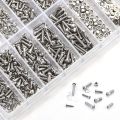 2000 Stück Edelstahl Brillen Uhr Reparatur Schraube Ersatz Kit Set. 