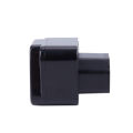 IEC 320 C14 to universal Female  Adapter AC  Plug Connector, Black. 