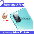 Samsung A71 Back Camera Glass Protector Transparent Clear Camera Flexible Glass. 