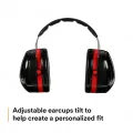 Original Ear Muff 3M Optime 105: NRR:30 dB-Anti Noise, Studying, Travelling, Meditation, Shooting,Music and Concert- Stainless Steel Headbands-Twin Cup Design-Foldable - Adjustable to your Headsize - Made in USA. 