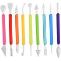 9 Pcs Fondant Cake Decorating Sugarcraft Modelling Tools -Flower Cake Mold Decorating Tools Sculpting Modeling Set. 