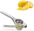 Lemon Squeezer Stainless Steel Manual Hand Squeezer/Lime Juicer Hand Citrus Press Juicer Metal - 2.7" Extra Large Premium Quality Heavy Duty Solid Metal Bowl Silver. 