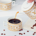 Ceramic teapot and cup set - teapot set for 2 persons - tea cup and kettle set Classy Design. 