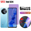 Itel S24 Tempered Glass For Itel S24 S23 A70 P55 Plus P55+ P55T 5G 4G Privacy Anti Blue Light Ray Protective Glass Film Screen Protector. 