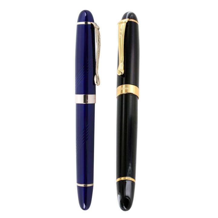 JINHAO X450 18 KGP 0.7mm broad nib fountain pen blue