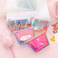 Creative laser coin purse small fresh student mini colorful cute girl heart coin bag key bag coin bag. 