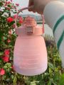 New Fancy 1300ML Oval Shape Direct Sip Water Bottle with Random Assorted Colors. 