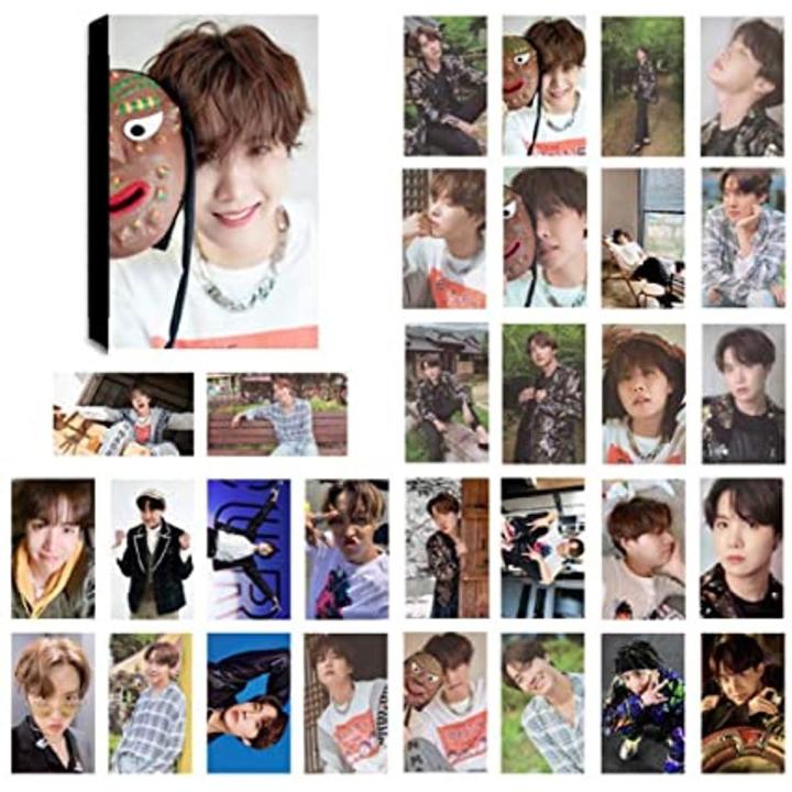 bts jhope photocards (28 cards with two picture on cover)