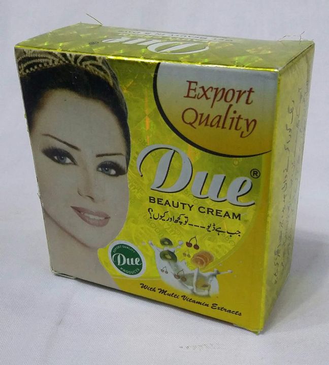 DUE Beauty Cream Professional Night Cream for Wrinkles Face Spots and Acne All in One  + (Free Gift Due Urgent Facial)