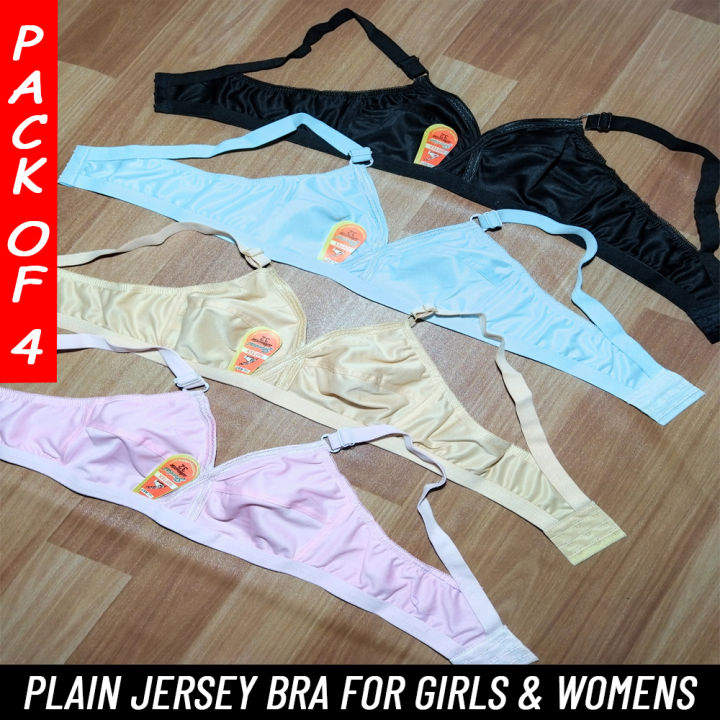 PACK%20OF%204%20-%20PLAIN%20JERSEY%20STUFF%20NON%20PADDED%20BRA%20BLOUSE%20BRAZIER%20FOR%20GIRLS%20&%20WOMENS%20-%20SIZE%2032%20TO%2042%20-%20Image%205